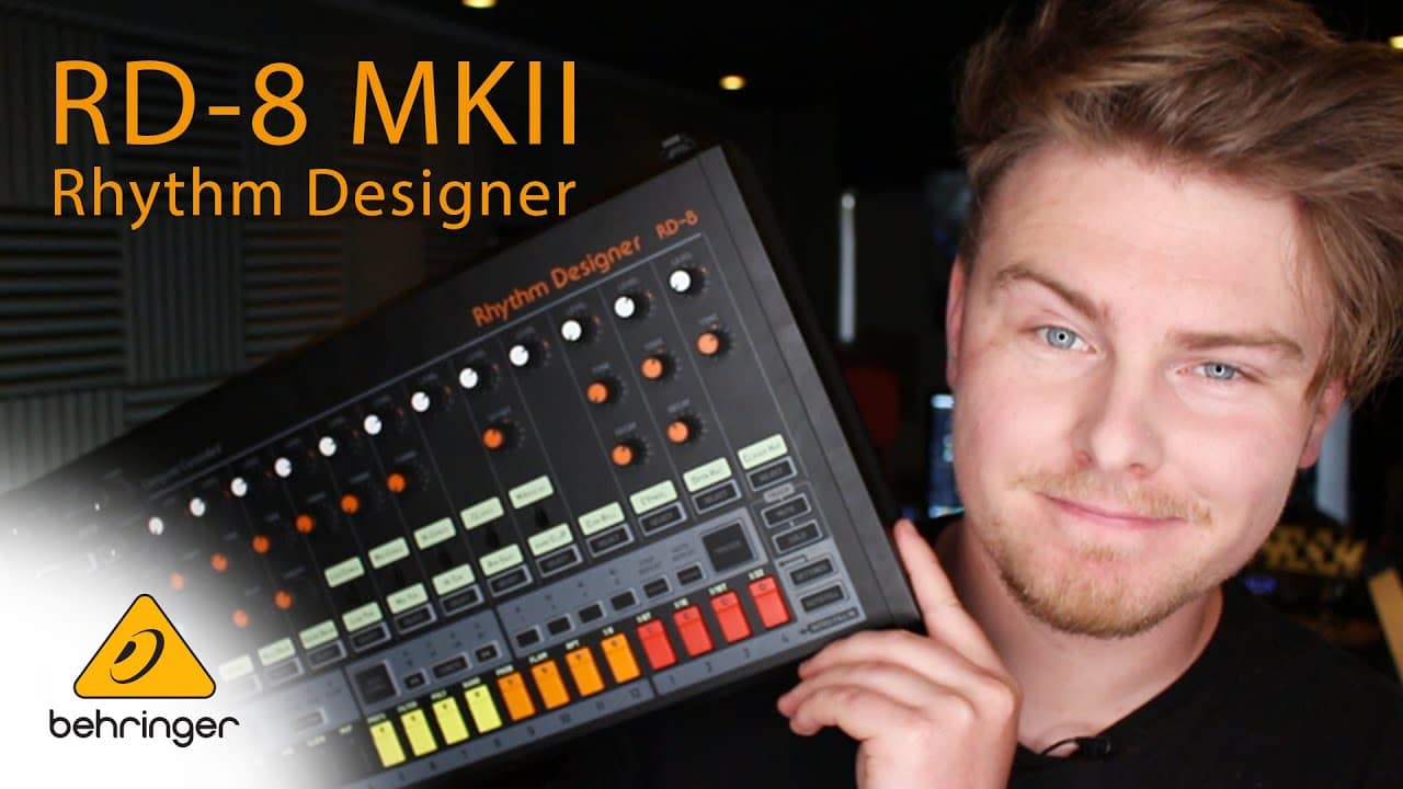 Behringerが最新TR-808クローン・リズムマシン「RD-8 MKII」を発表 ...