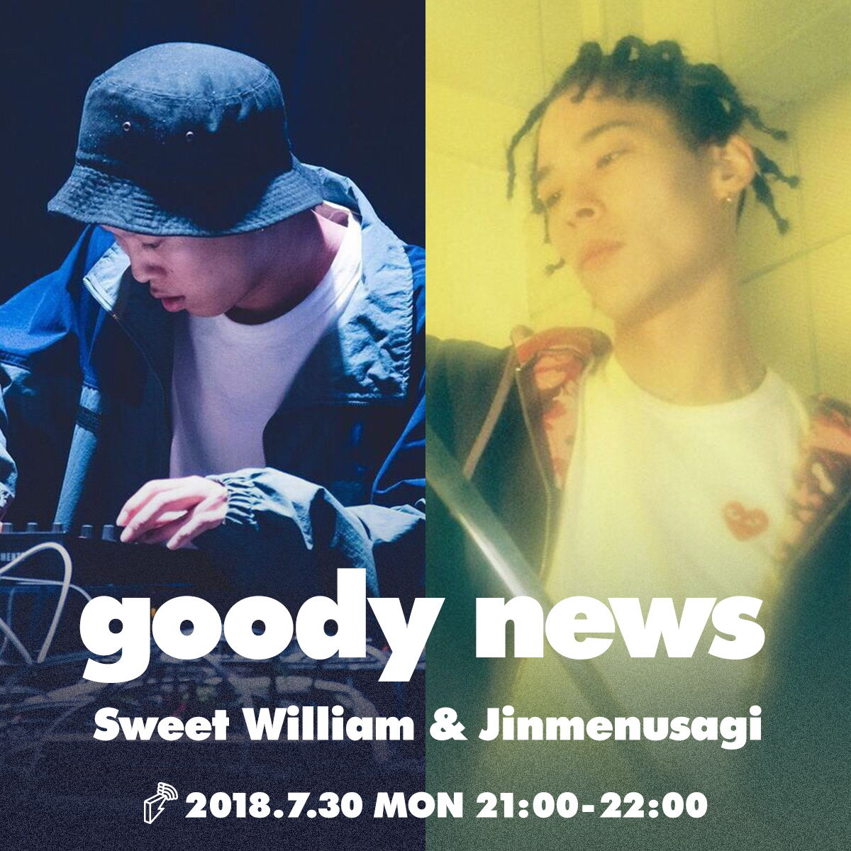 Sweet WilliamとJinmenusagiの特別番組『goody news』で最新アルバムの