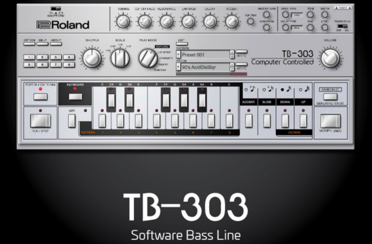 トラックメイカーに朗報! Roland CloudにTB-303追加、本家の音がソフト 