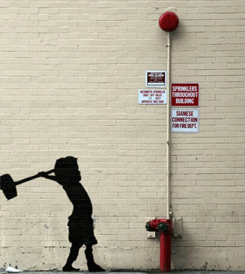 世界各地にゲリラ的に現れるBanksy（バンクシー）アート | block.fm