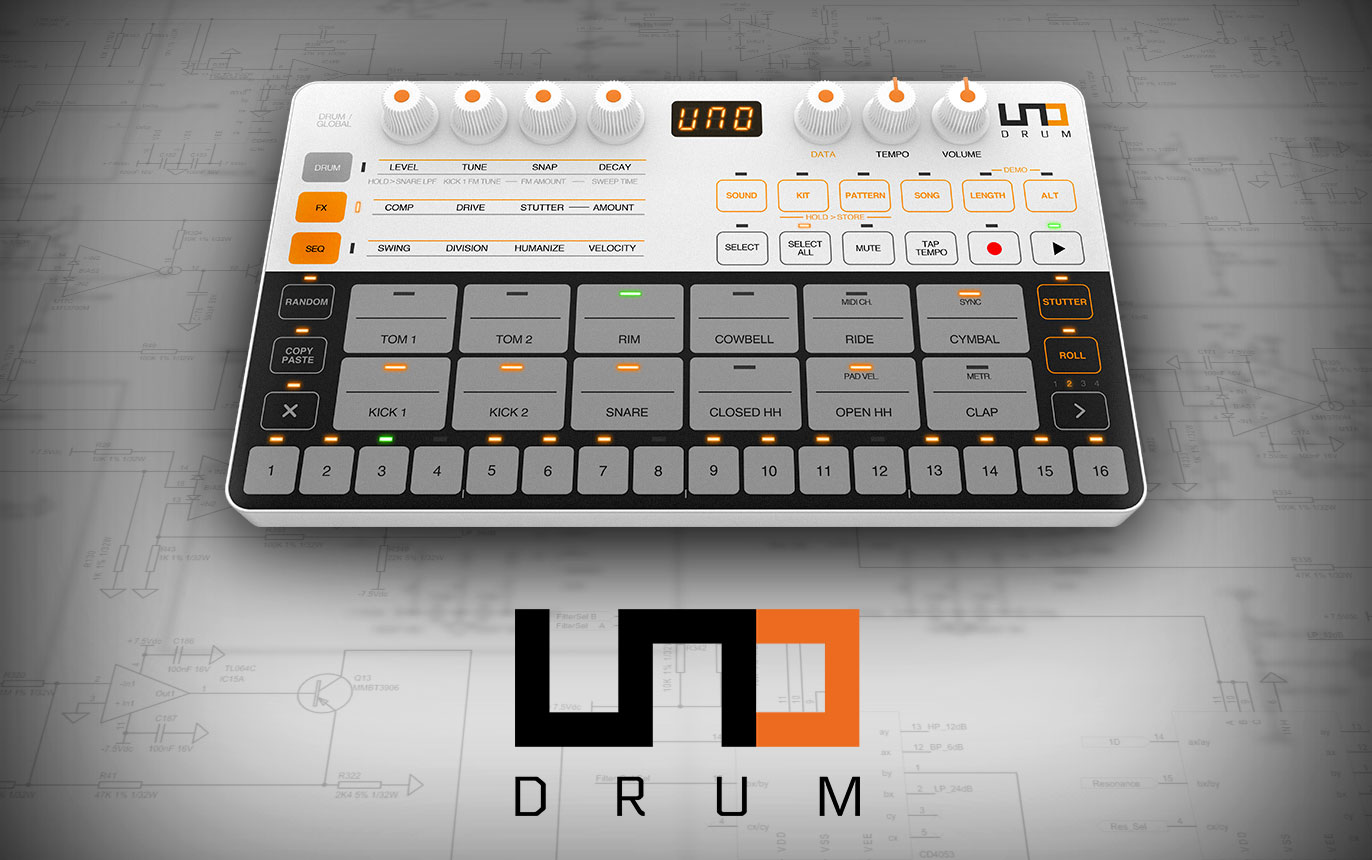 SUPERBOOTH 19】IK Multimediaが新ドラムマシーン「UNO Drum」を発表