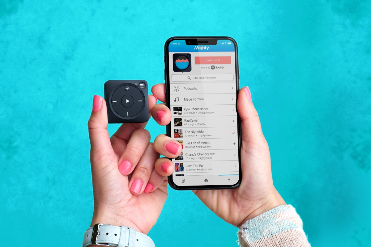 スマホなしでSpotifyを聴ける次世代型音楽プレイヤー「Mighty」が日本上陸 | block.fm