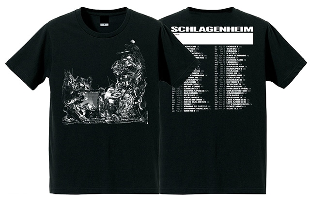 black midi　ブラックミディ　ツアーバンドTシャツ　黒 ビートボム | black midi（ブラック・ミディ）『Cavalcade』両面