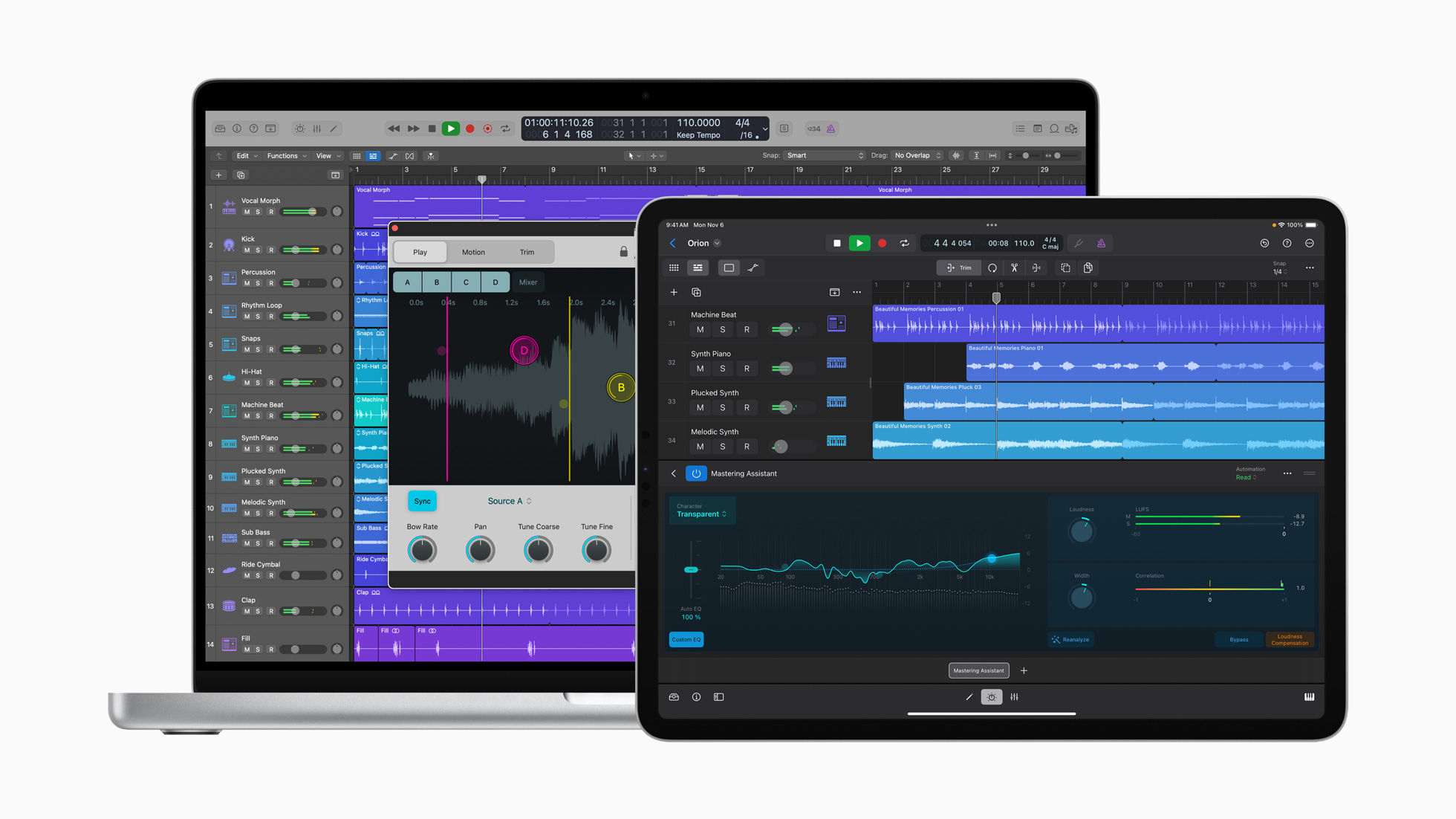 Apple、Logic ProのMac版とiPad版をアップデート! 「Mastering Assistant」など新機能が追加 block.fm