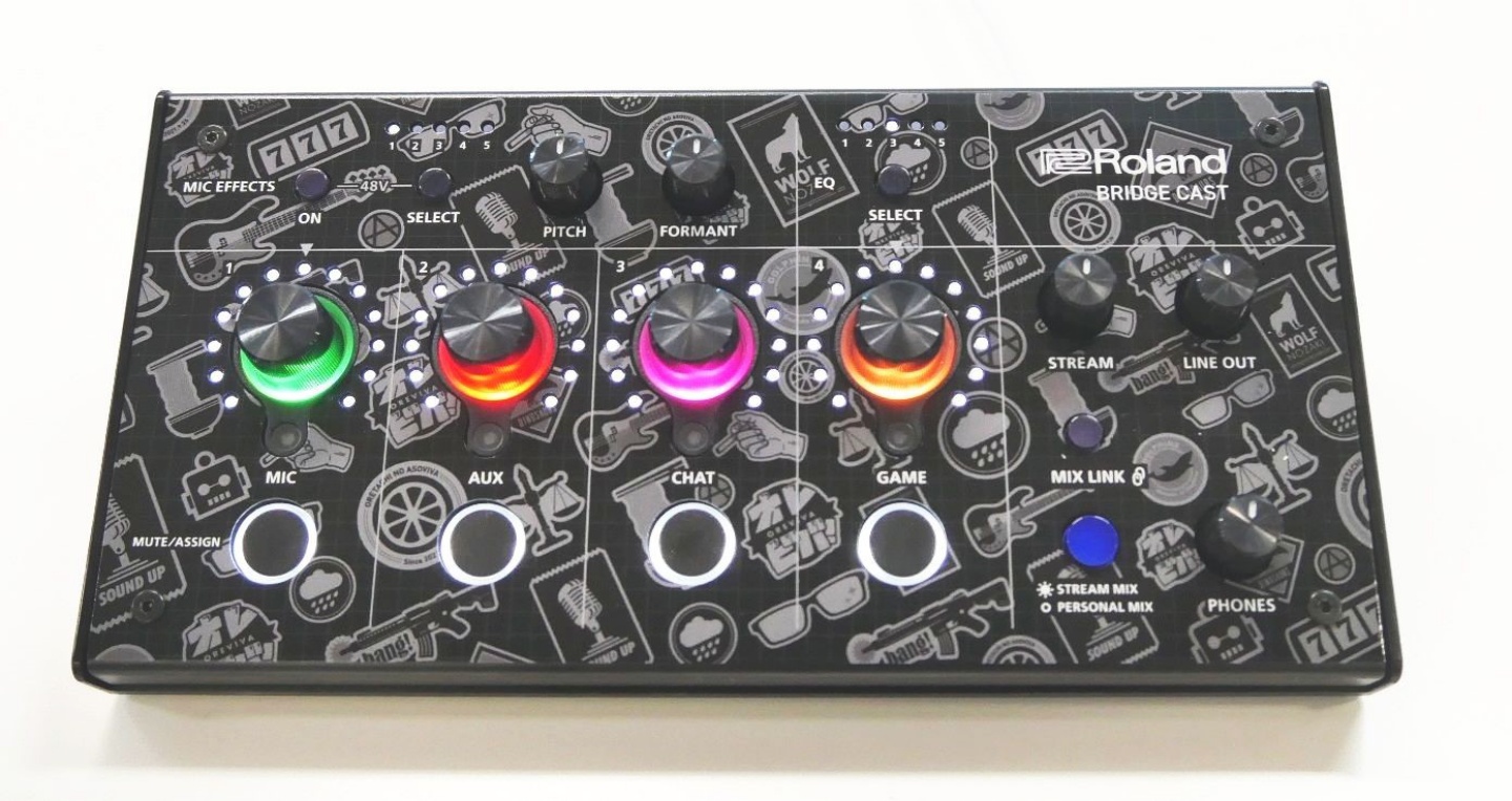 オレビバコラボ　Roland BRIDGE CAST Roland - BRIDGE CAST X | Dual Bus Streaming Mixer and Video