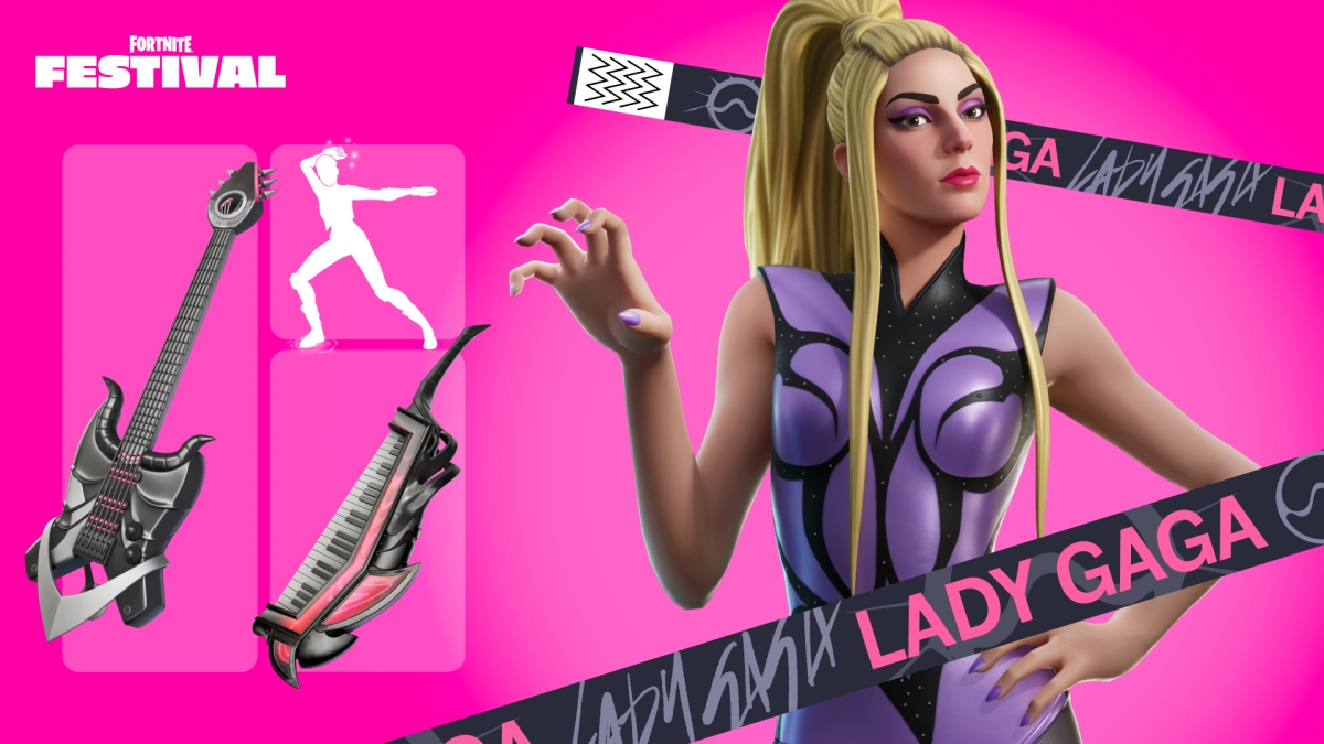 ゲーム内でガガ様の世界を体験できる！「フォートナイト」内の音楽