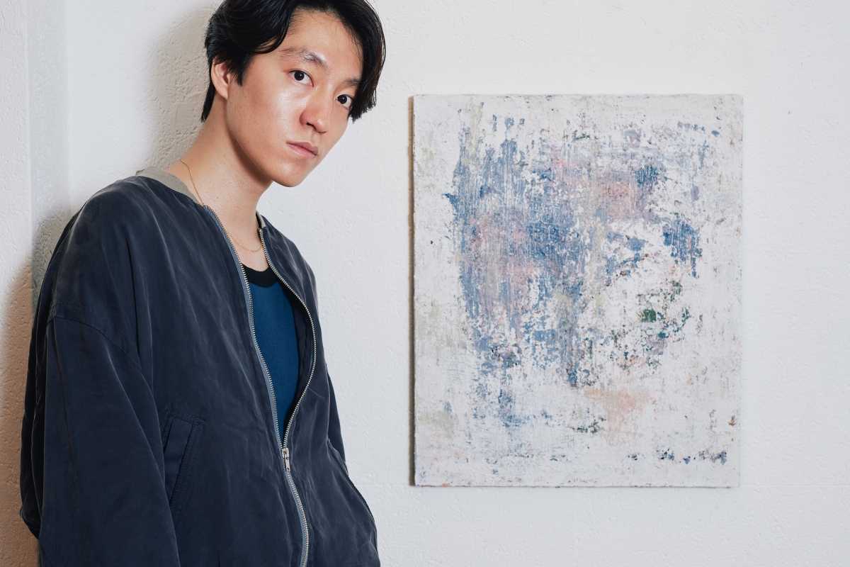 森田美勇人による初の個展が代官山で開催中。日常から着想を得た抽象画